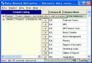 Data Record Extractor screenshot